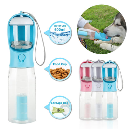 Lumii 3-in-1 Adventure Hydration Bottle for Dogs & Cats